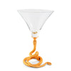 Snake Cocktail / Martini Glass