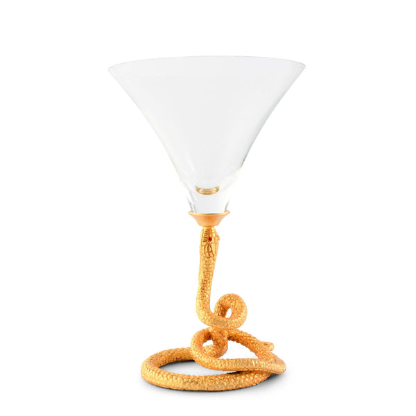 Snake Cocktail / Martini Glass