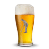 Golfer Beer Glass