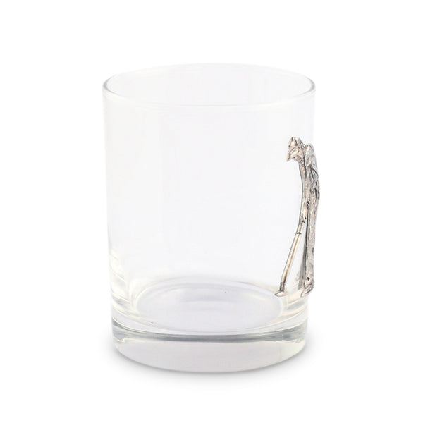 Golfer Double Old Fashioned Glass