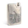 Golfer Pewter Flask
