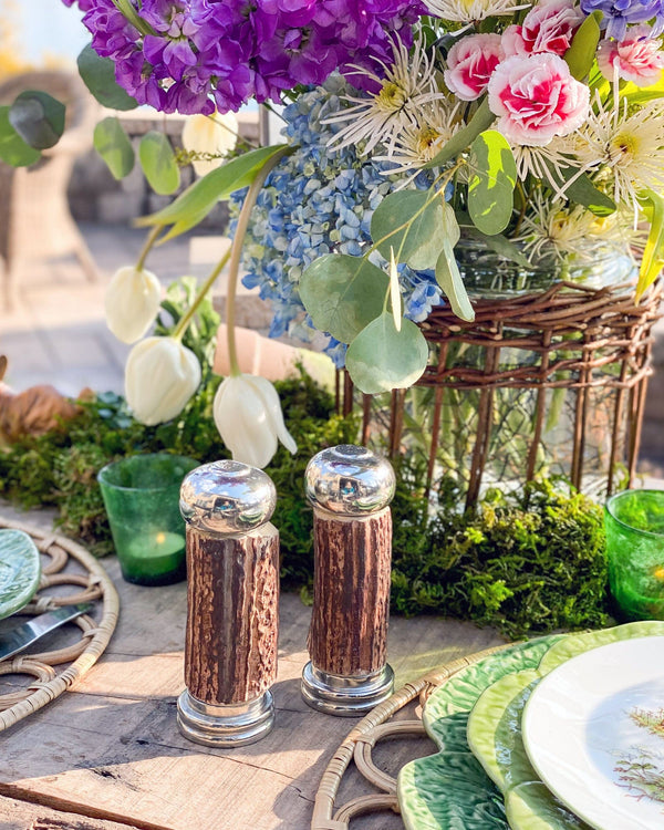 Antler with Pewter Salt & Pepper Set Vagabond House