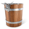 Elk Wood Pail Ice Bucket