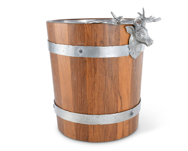 Elk Wood Pail Ice Bucket