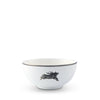 Running Elk Cereal Bowl Bone China Platinum Rim