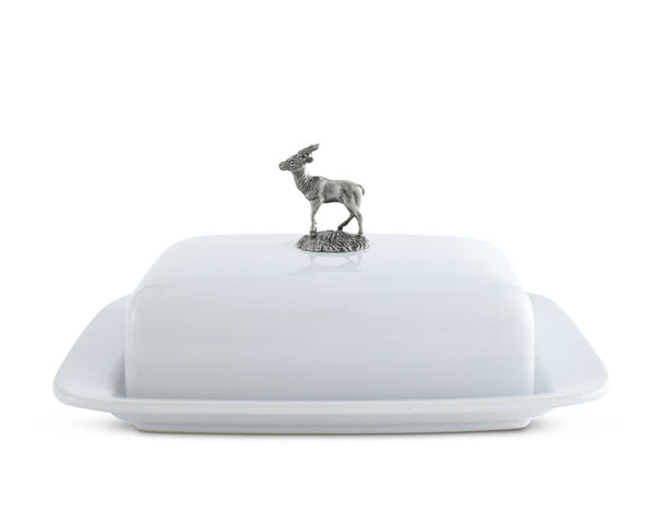 Stag Butter Dish