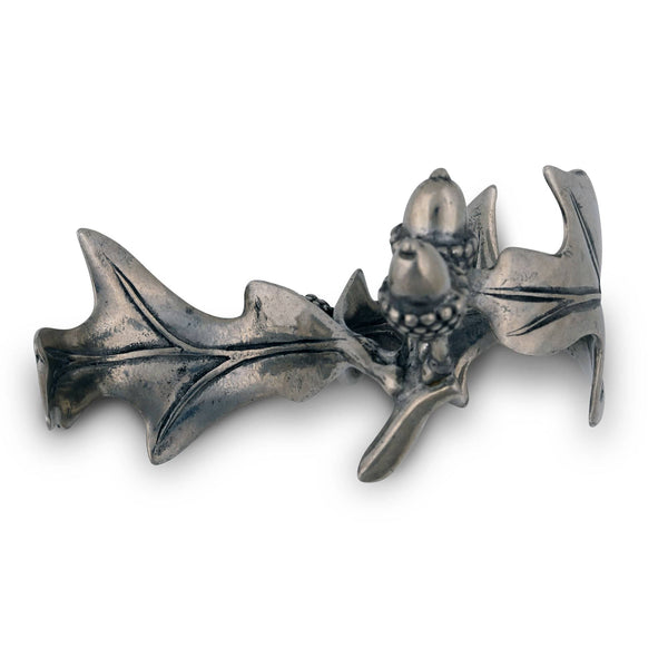 Pewter Acorn & Oak Leaf Napkin Ring Vagabond House