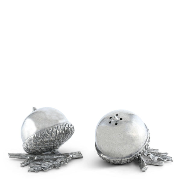 Pewter Acorn Salt & Pepper Set Vagabond House