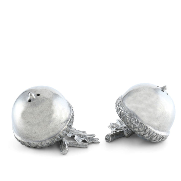 Pewter Acorn Salt & Pepper Set Vagabond House