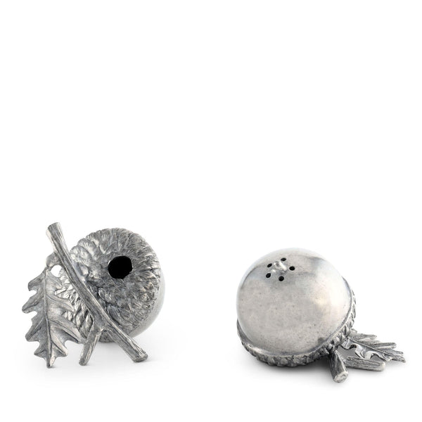 Pewter Acorn Salt & Pepper Set Vagabond House