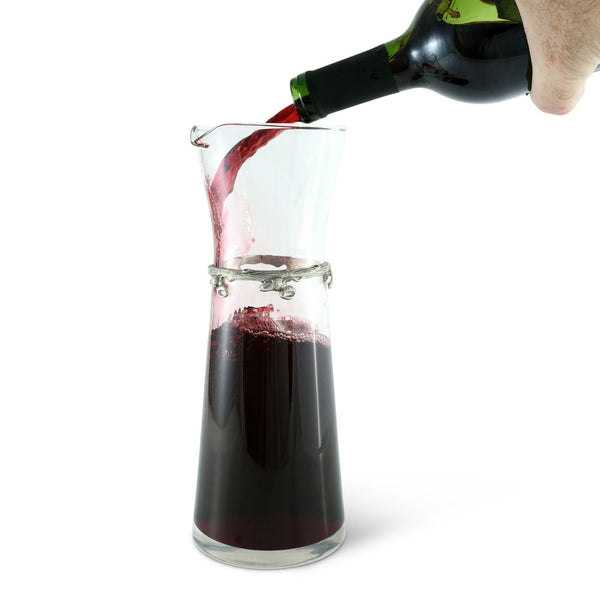 Wine Carafe - Acorn Band - Large Vagabond House