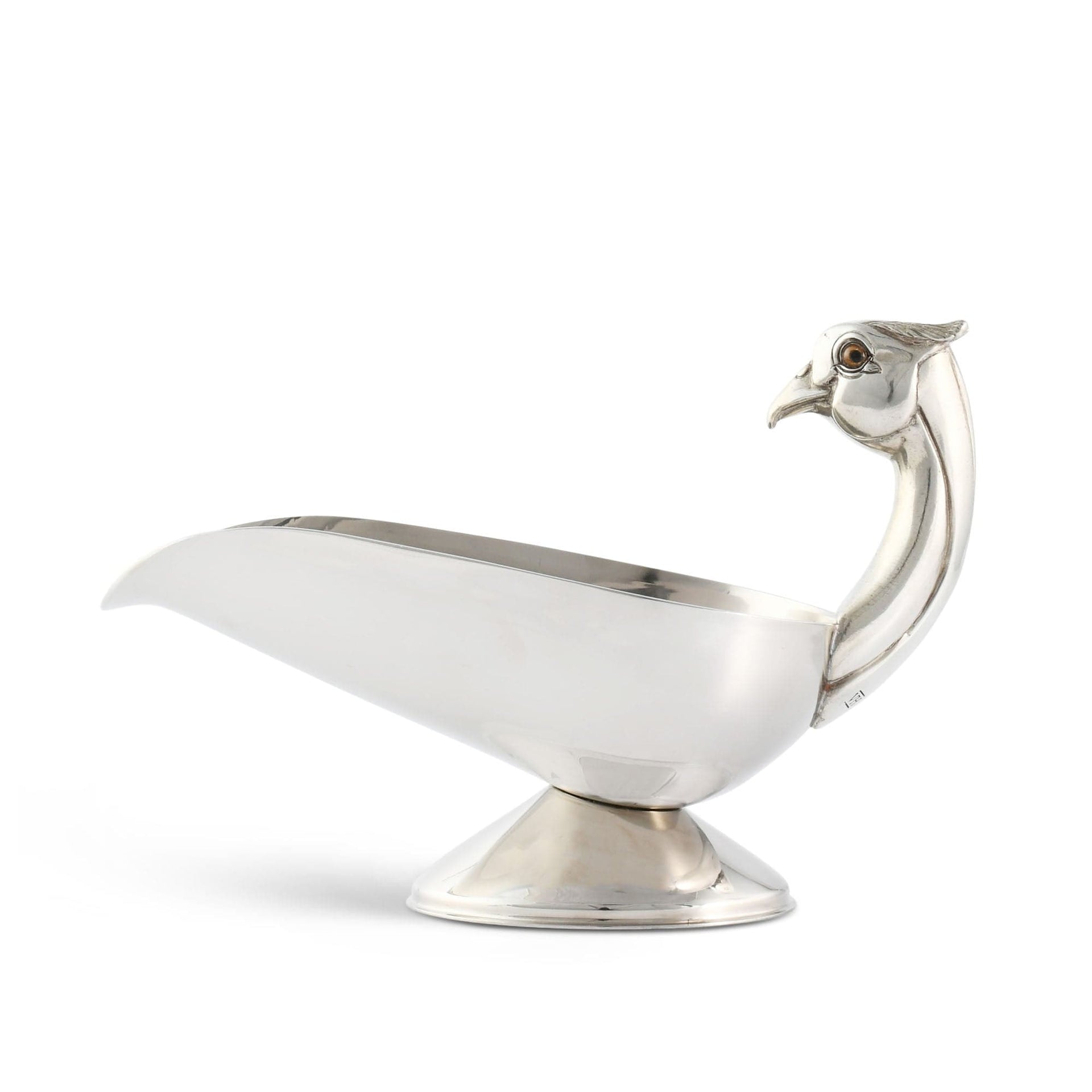 Pheasant  Handle Stainless Steel Gravy / Sauce Server