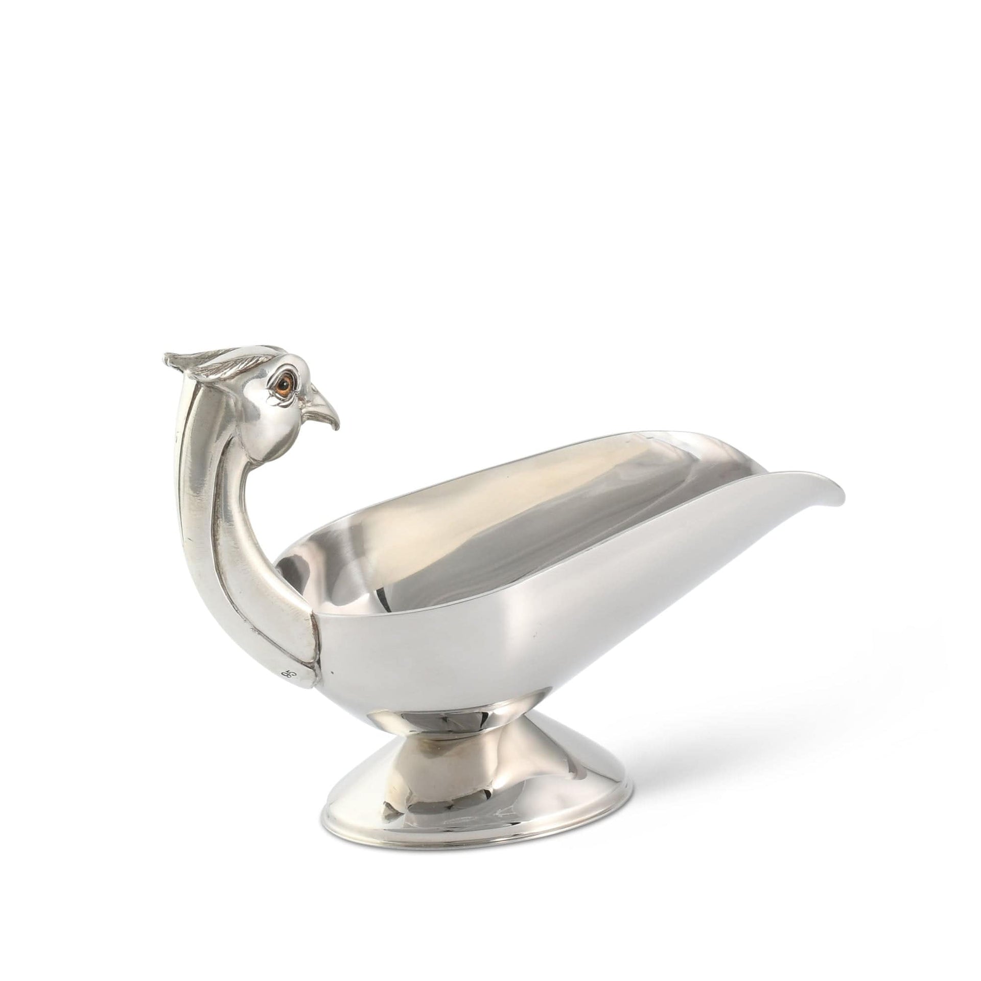 Pheasant  Handle Stainless Steel Gravy / Sauce Server