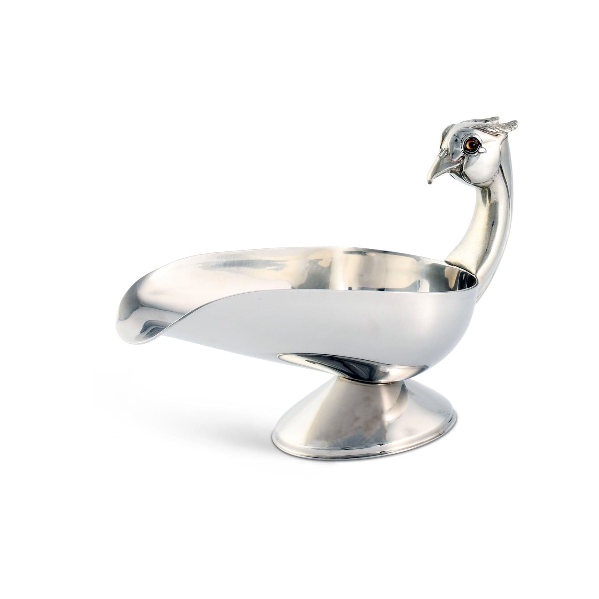 Pheasant  Handle Stainless Steel Gravy / Sauce Server