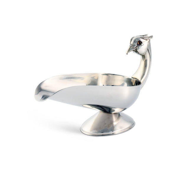 Pheasant  Handle Stainless Steel Gravy / Sauce Server