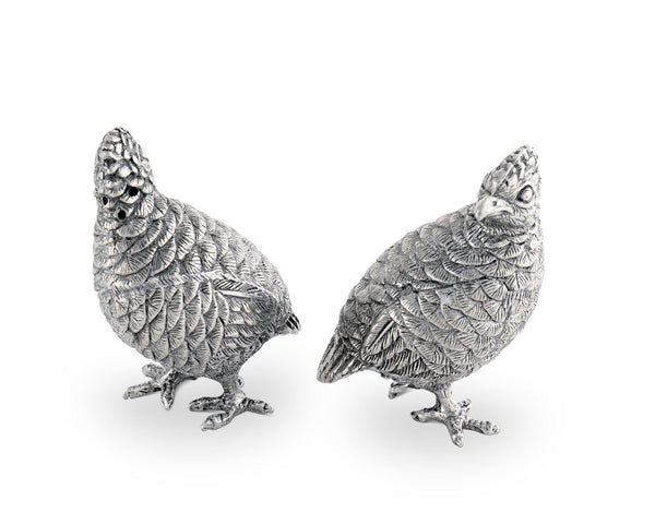 Standing Quails Salt & Pepper Set Vagabond House