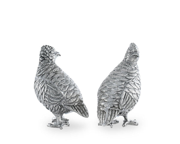 Standing Quails Salt & Pepper Set Vagabond House