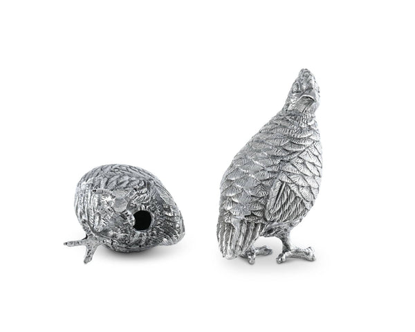 Standing Quails Salt & Pepper Set Vagabond House