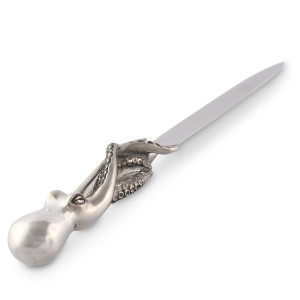 Octopus Pewter Handle Letter Opener
