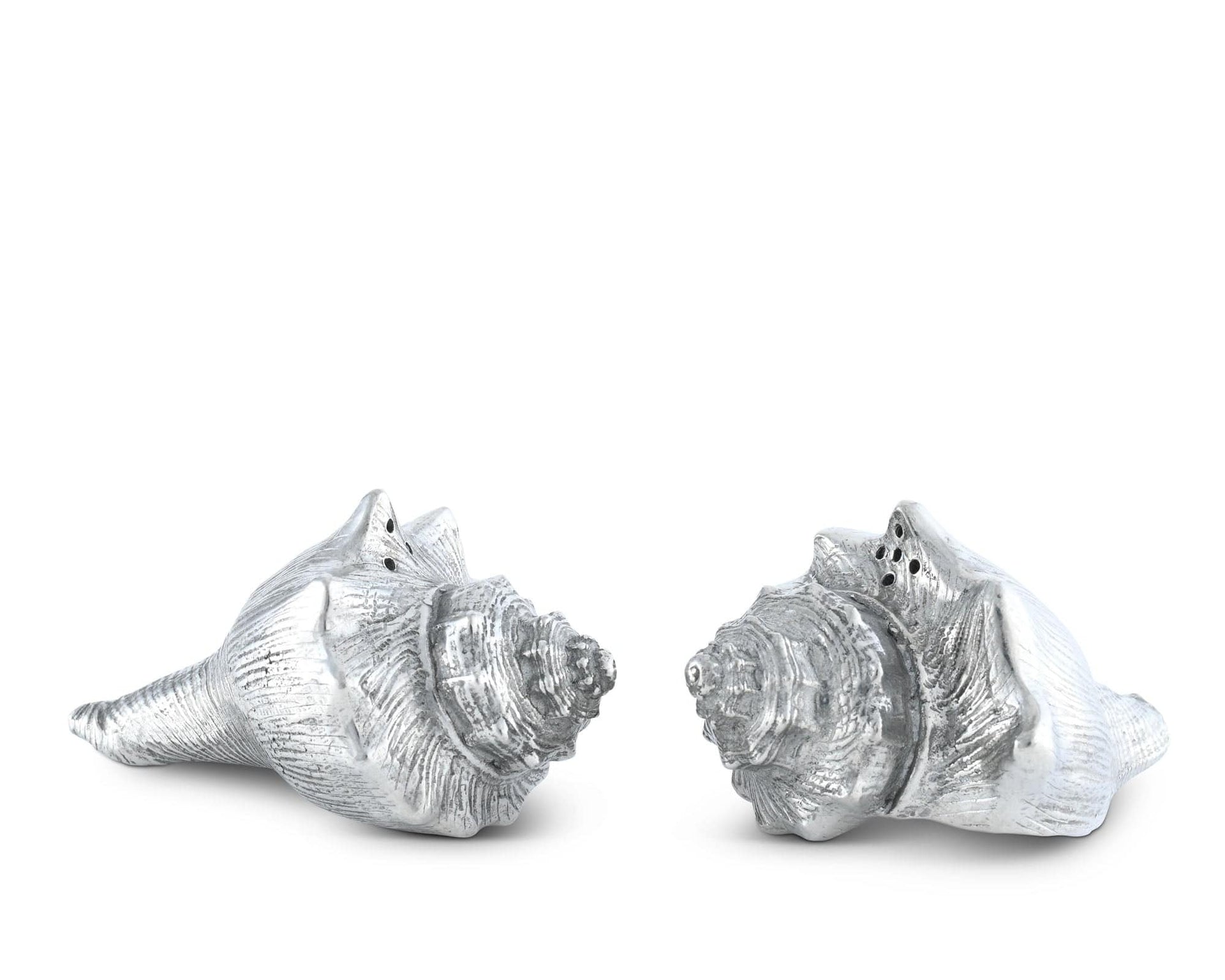 Pewter Conch Shells Salt & Pepper Set
