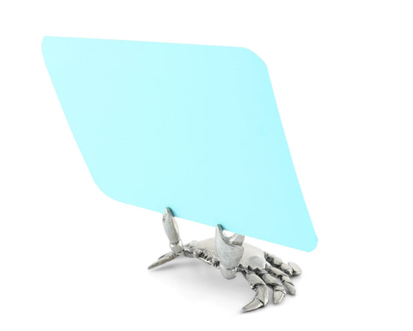 Pewter Crab Place Card Holder