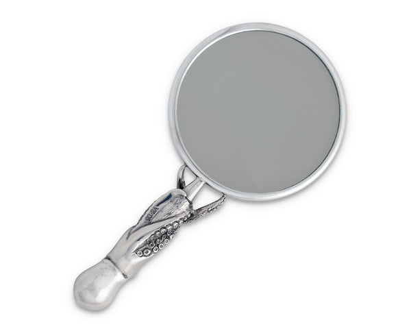 Pewter Octopus Handle Magnifier 4 inches