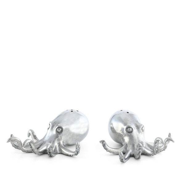 Pewter Octopus Salt & Pepper Set