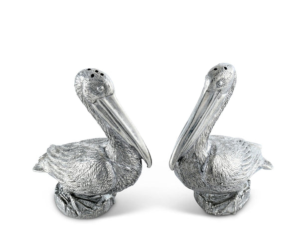 Pewter Pelicans Salt & Pepper Set