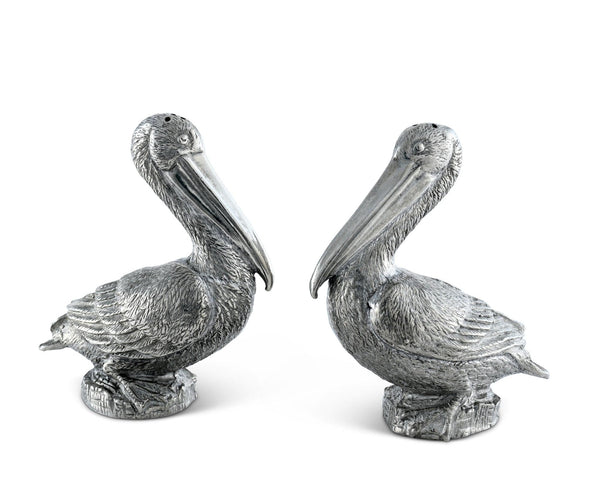 Pewter Pelicans Salt & Pepper Set
