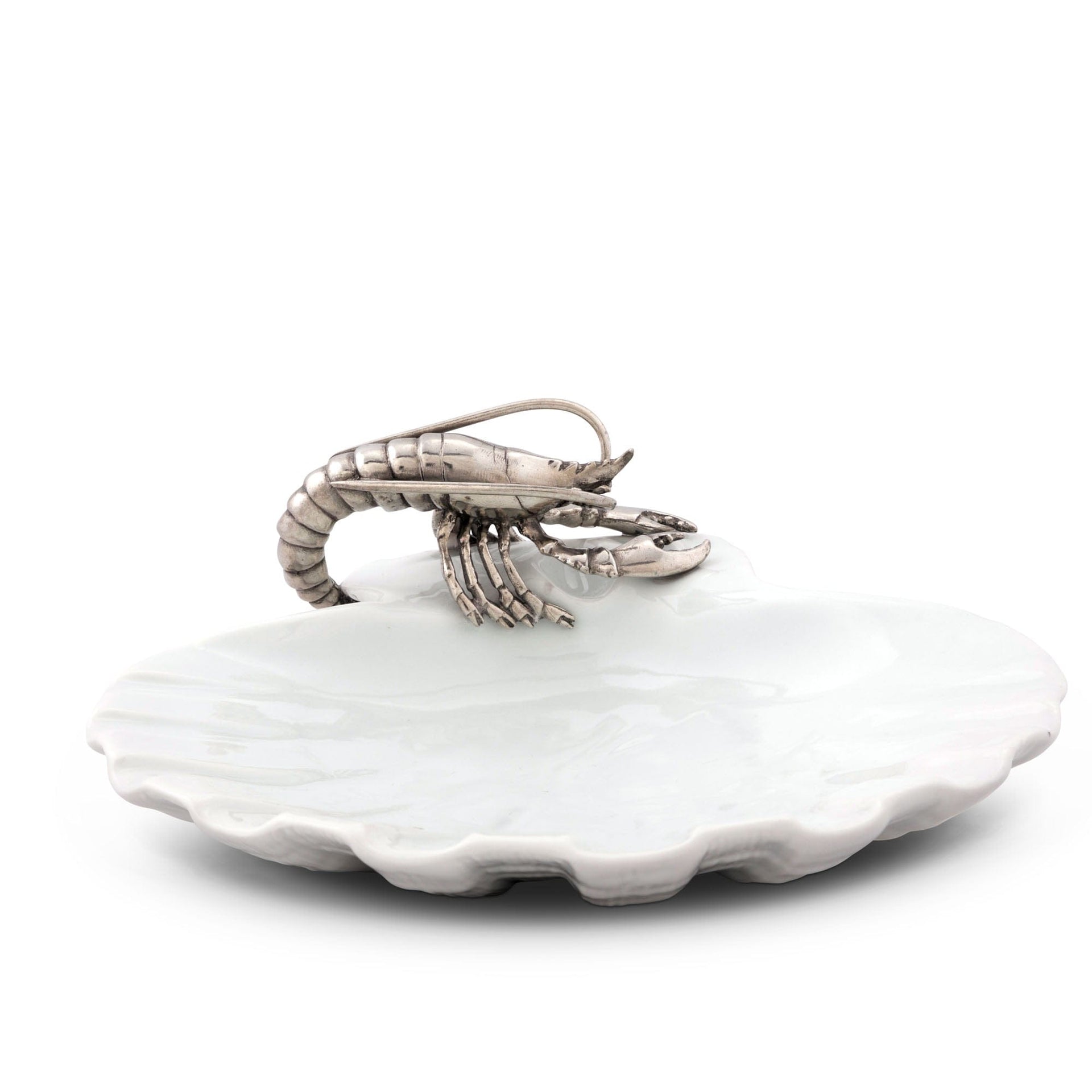 Shrimp Porcelain Shell Plate
