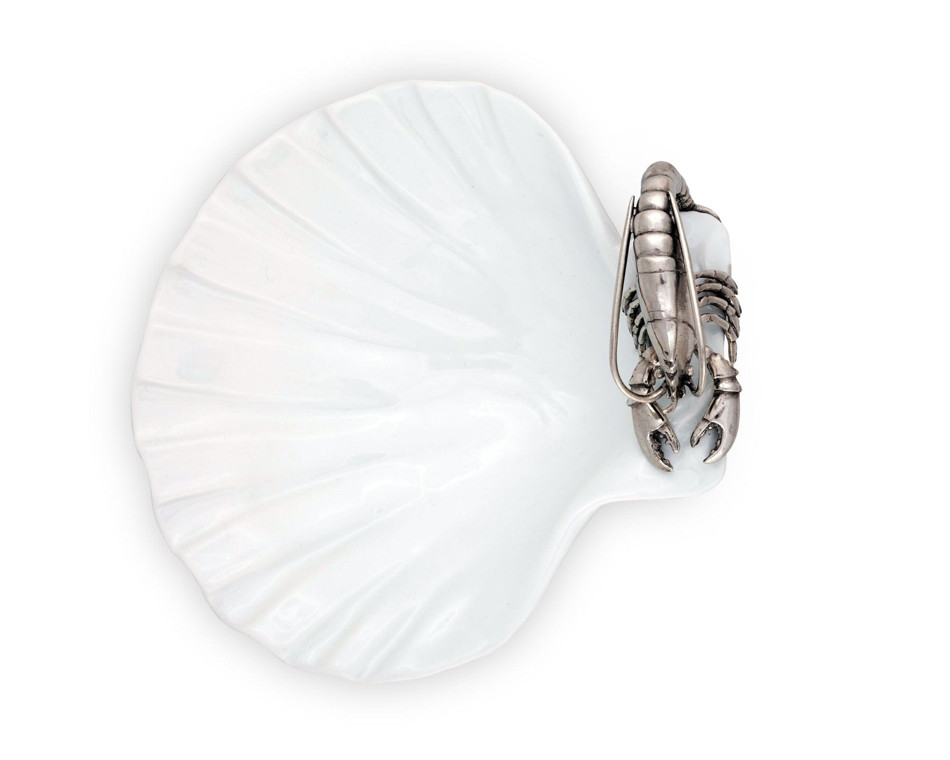 Shrimp Porcelain Shell Plate