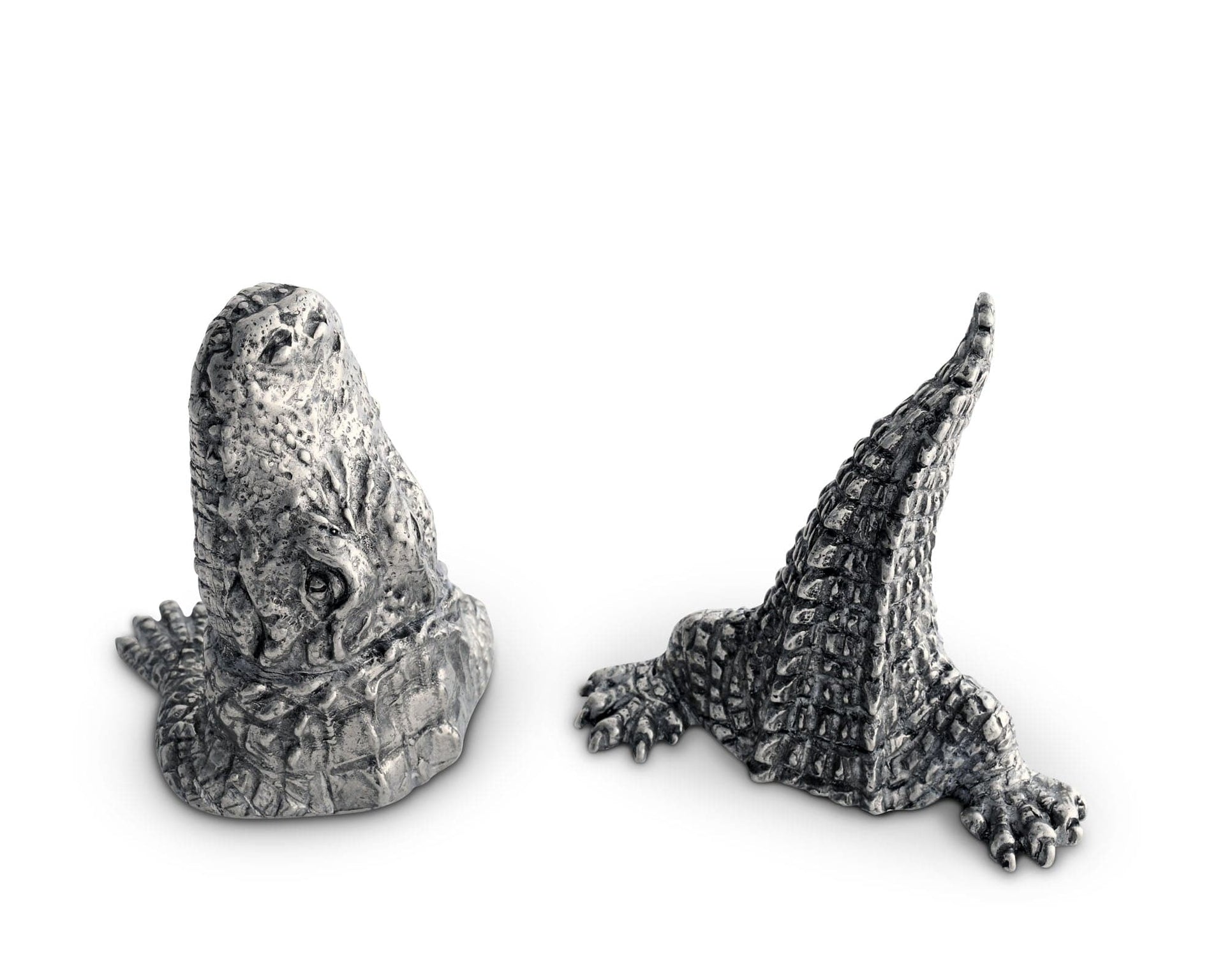 Pewter Alligator Salt & Pepper Set Vagabond House