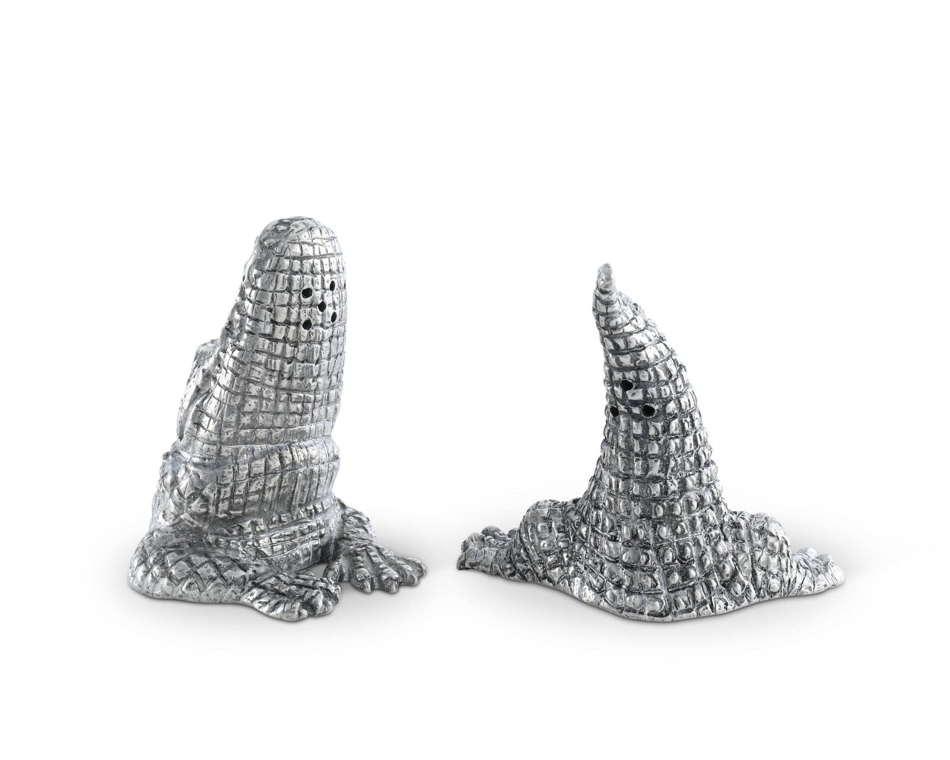 Pewter Alligator Salt & Pepper Set Vagabond House