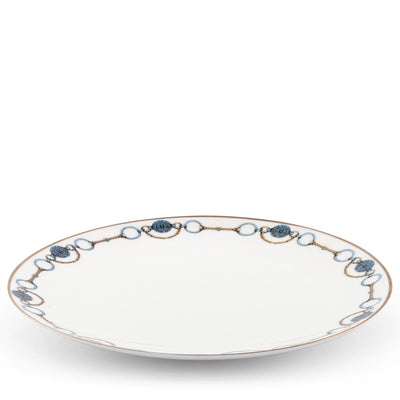 Amarillo Concho Pattern Bone China Round Charger Plate