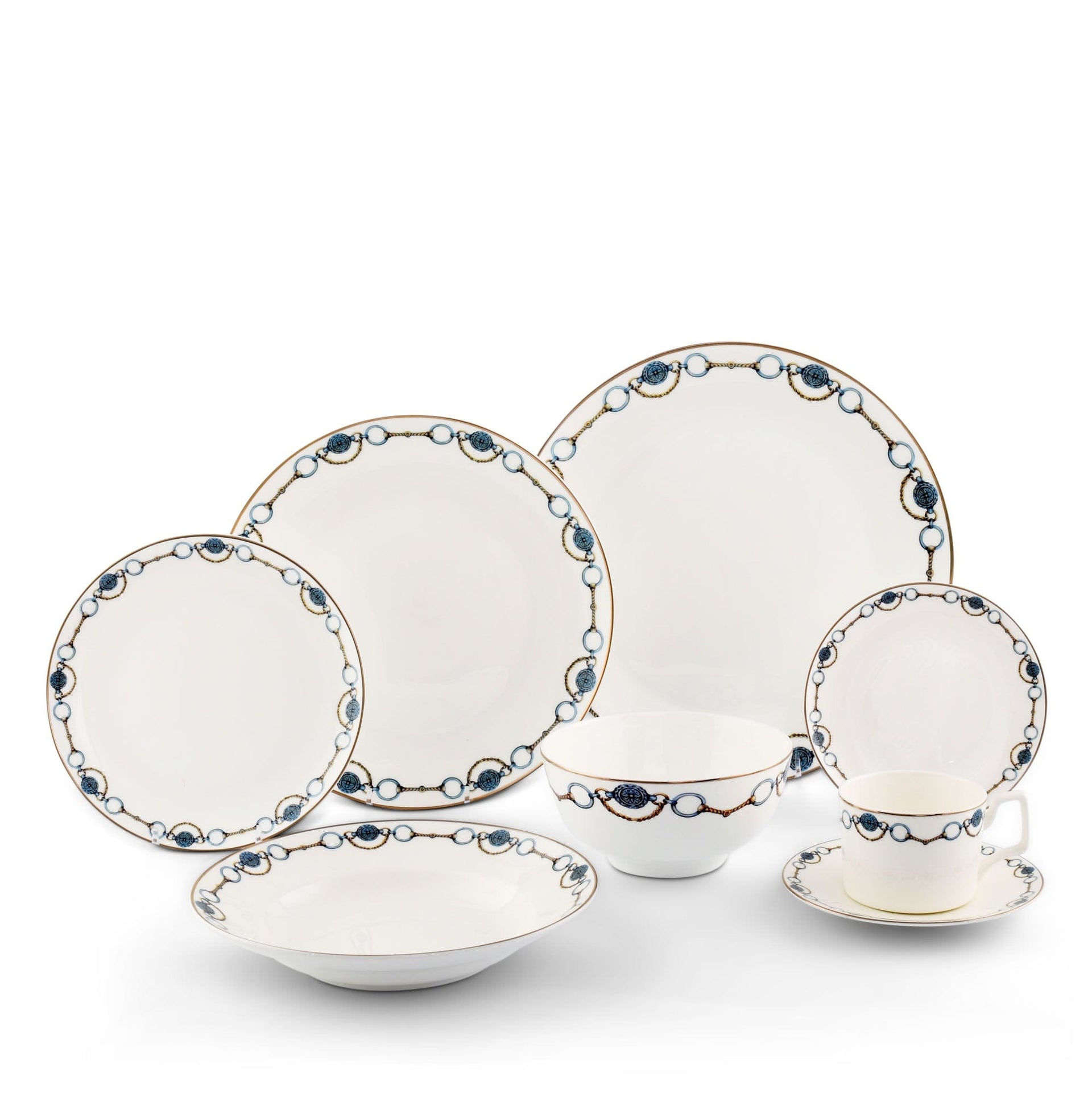 Bone China Amarillo Dinnerware 16 Piece Set (4 settings)