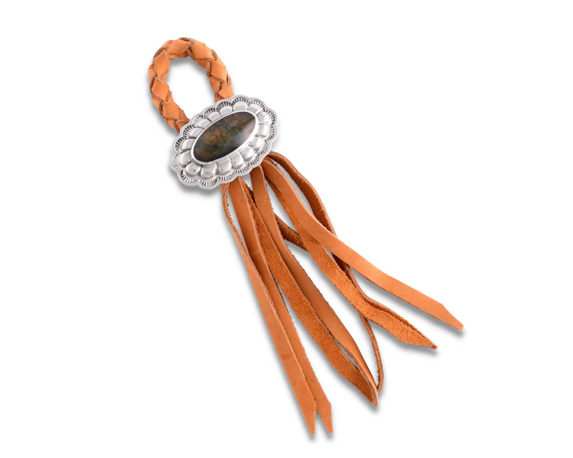 Concho Leather Napkin Ring Vagabond House