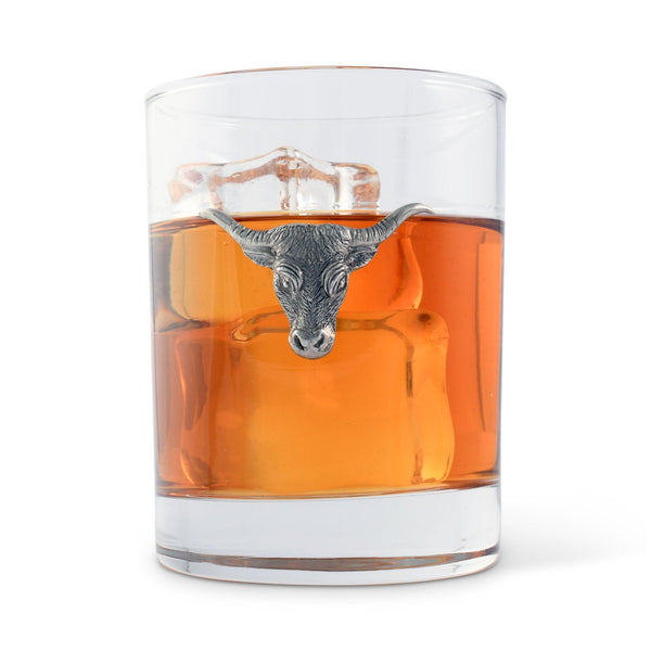 Long Horn Double Old Fashion Bar Glass Vagabond House