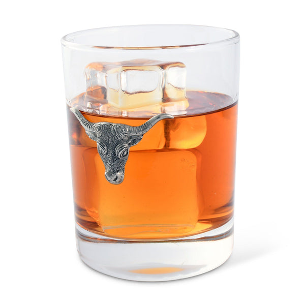 Long Horn Double Old Fashion Bar Glass Vagabond House