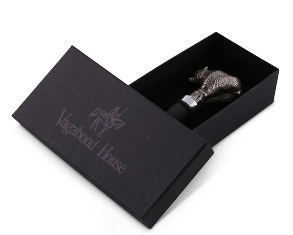 Pewter Bear Bottle Stopper