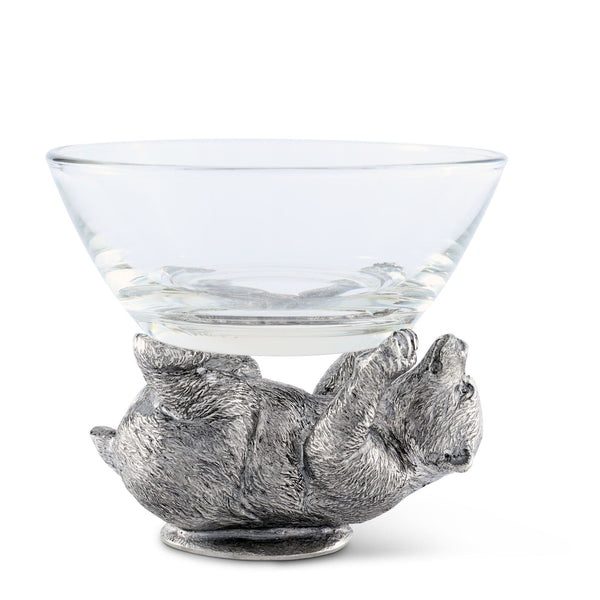 Pewter Bear Sauce Bowl Vagabond House
