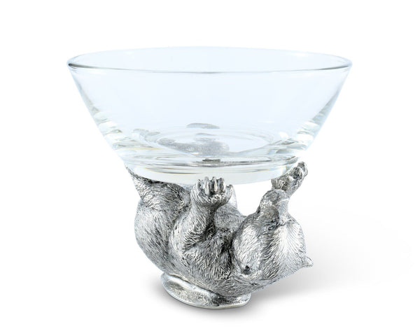 Pewter Bear Sauce Bowl Vagabond House