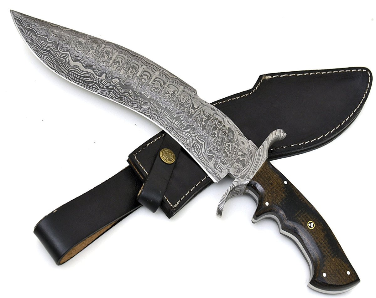 Valor Bowie Knife with Micarta Handle