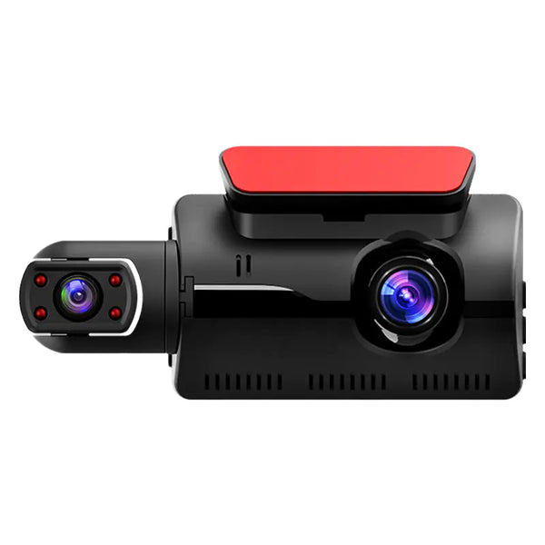 3-Inch Dual Lens 1080P Car Dash Cam 360° Recording