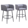 Horbat Barstool (Set of 2) Gray