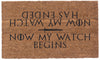 The Watch Vinyl Coir Doormat