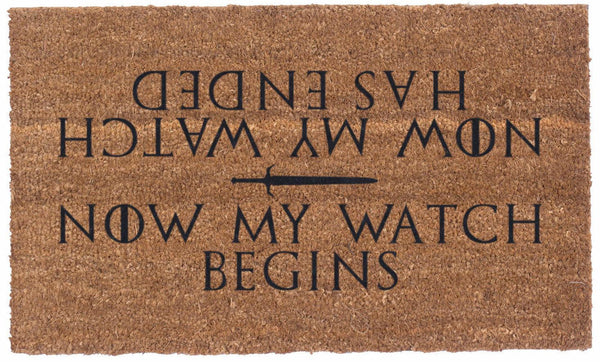 The Watch Vinyl Coir Doormat