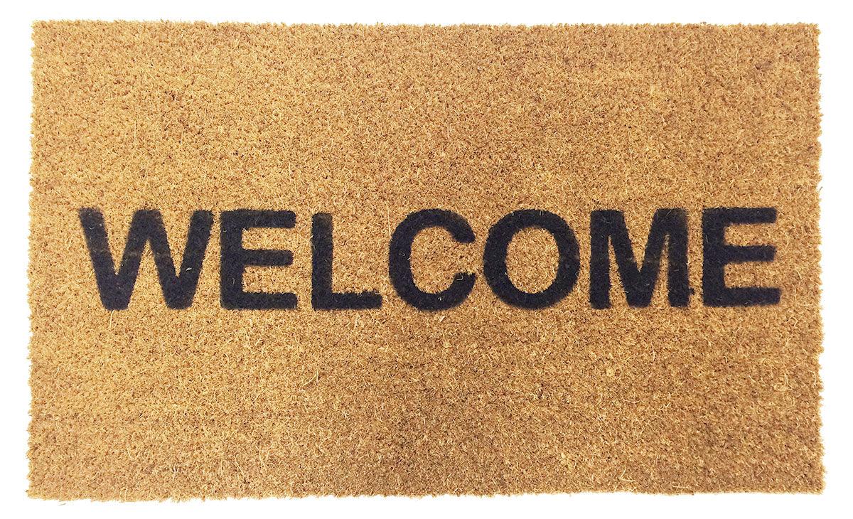 Welcome Vinyl Coir Doormat