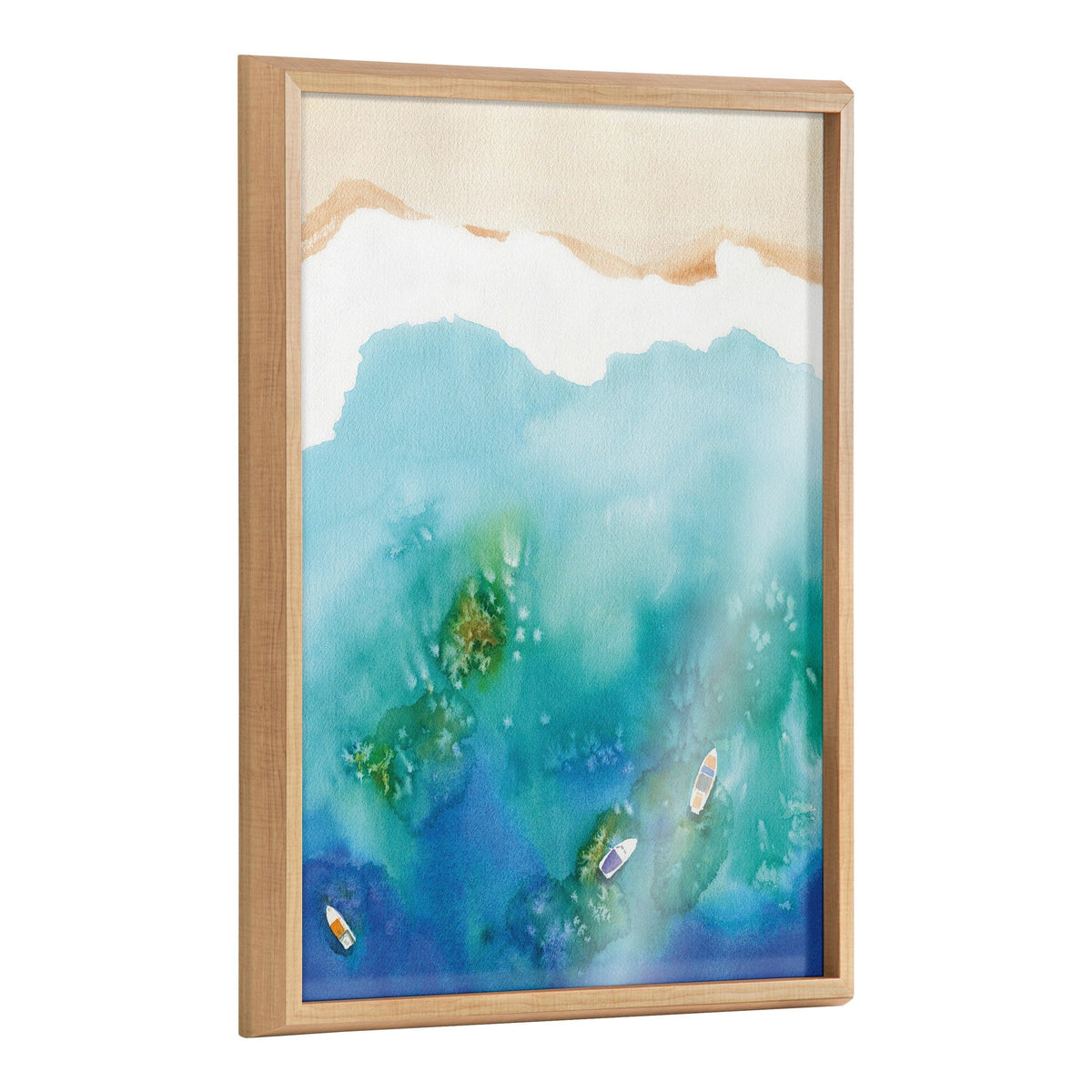 Blake Voyage Framed Printed Glass by Janet Meinke-Lau