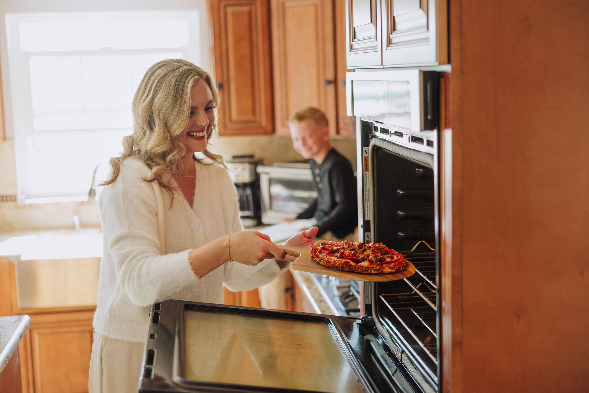 Acacia Personal Pizza Peel Serving Board Paddle Set of 2