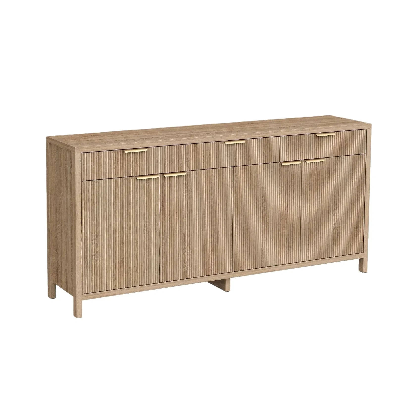 Vektaya US-SC005 66'' Storage Cabinet with Drawers & Doors Yanosaku Sotre